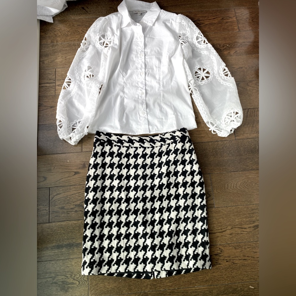 White House Black Market skirt & Style top